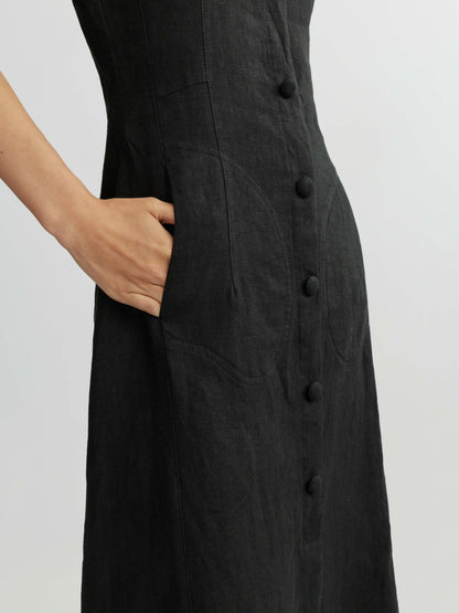 DL1961 | Danika Linen Dress - Black