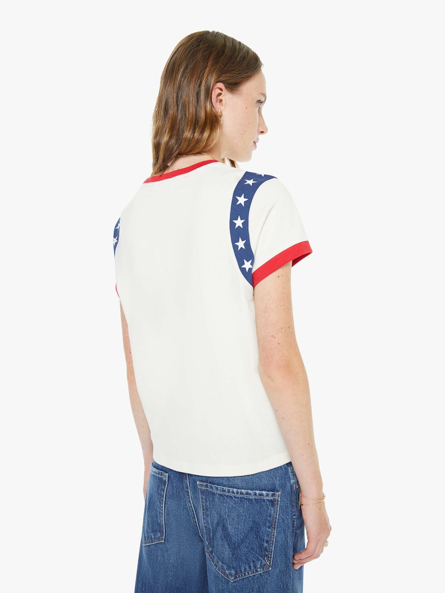 Mother Denim | The Boxy Goodie Inset - Mother Stars