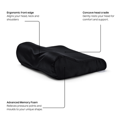 Hyoumankind | On The Go Pillow - Silk Black