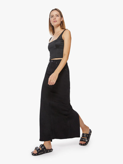 Mother Denim | The Candy Stick Skirt - Liquorice