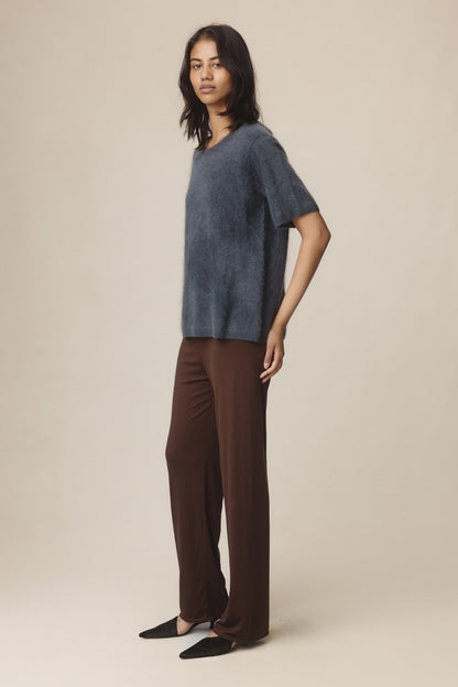 Marle | Brushed Cashmere Hera Top - Starling