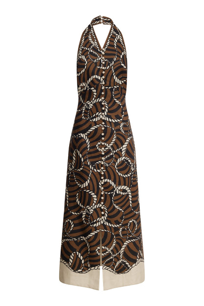 Alemais | Sail Halter Midi Dress