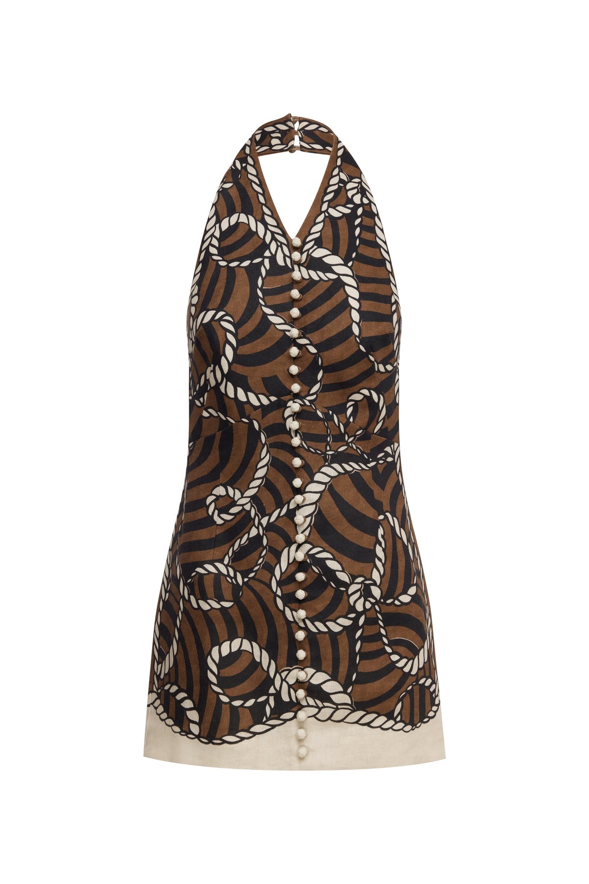 Alemais | Sail Halter Mini Dress