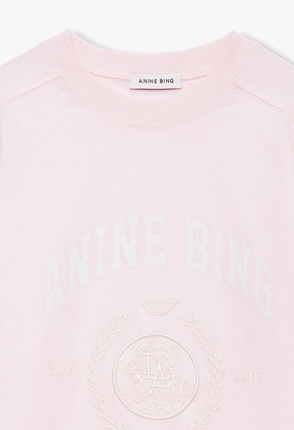 Anine Bing | Jaylin Tee Collegiate - Powder Pink