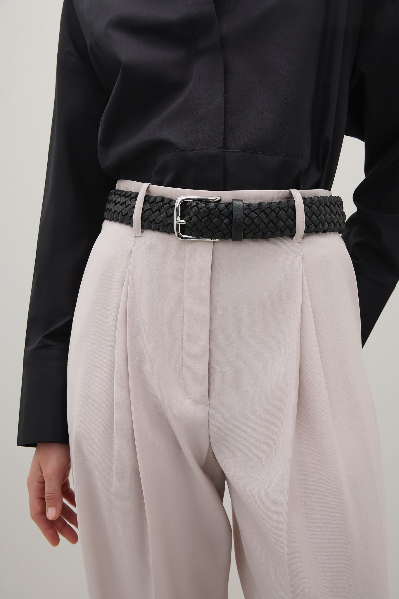 A.Emery | The Kya Braided Belt - Black