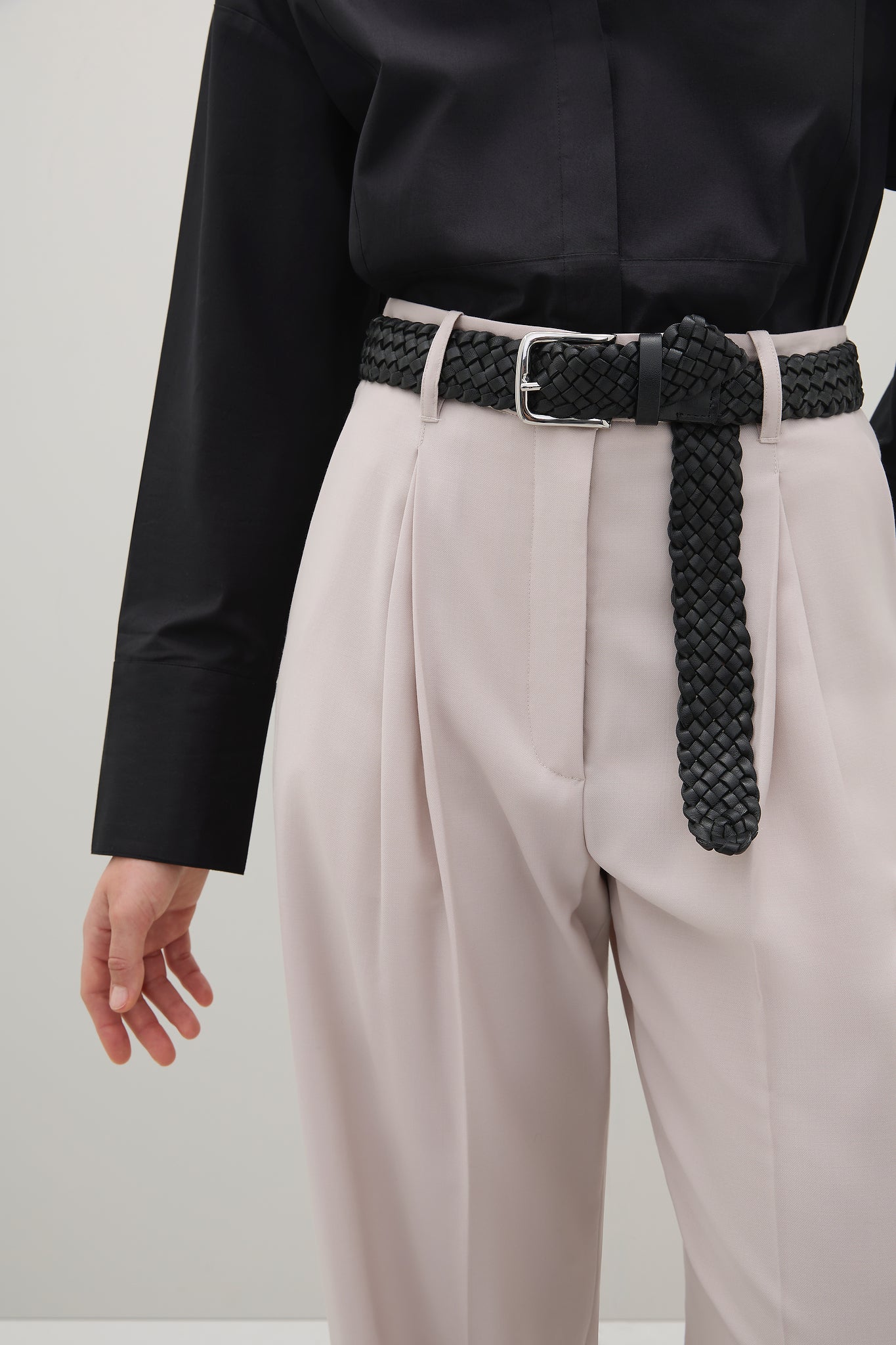 A.Emery | The Kya Braided Belt - Black