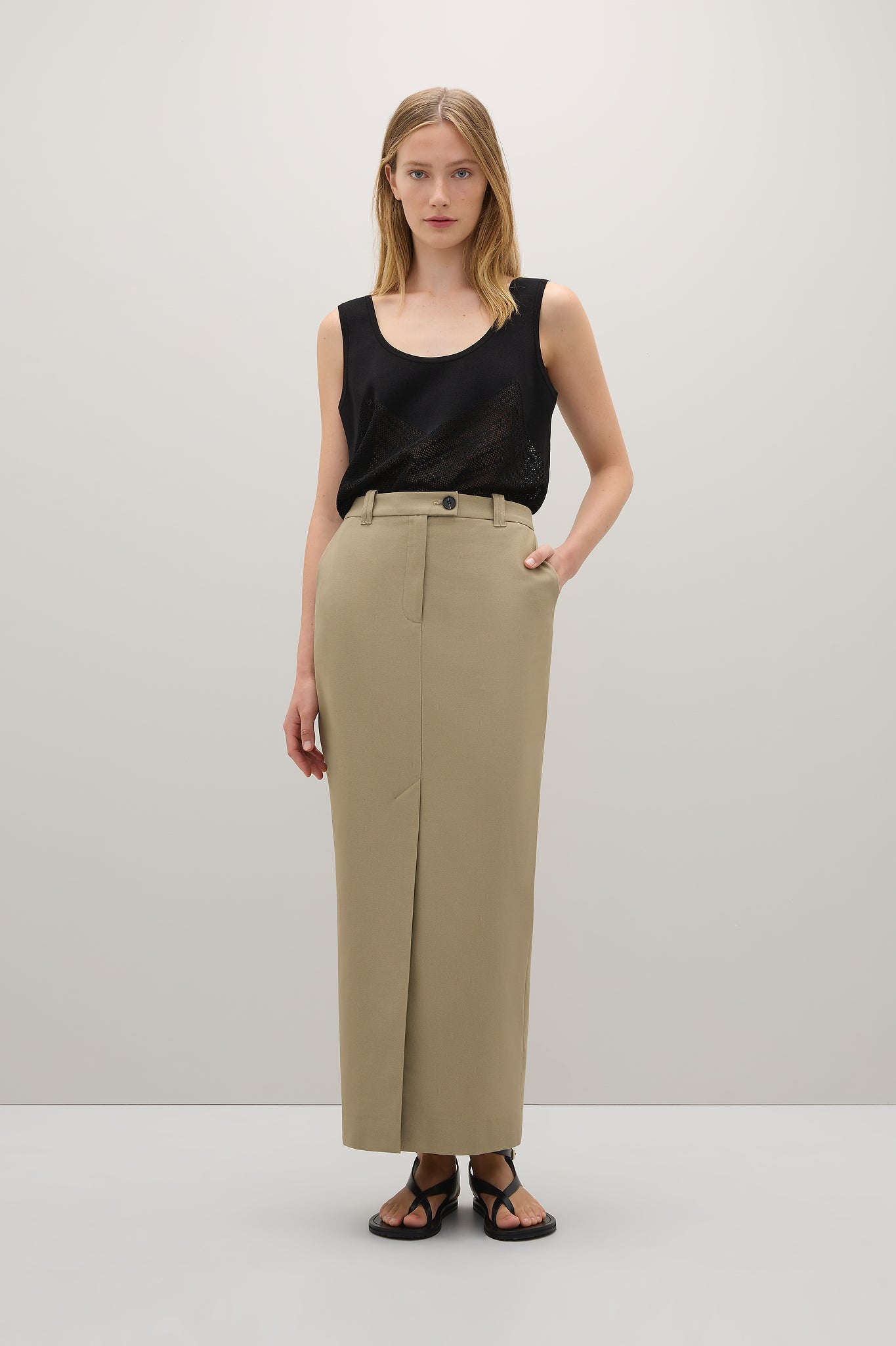 A.Emery | The Larley Skirt - Fawn