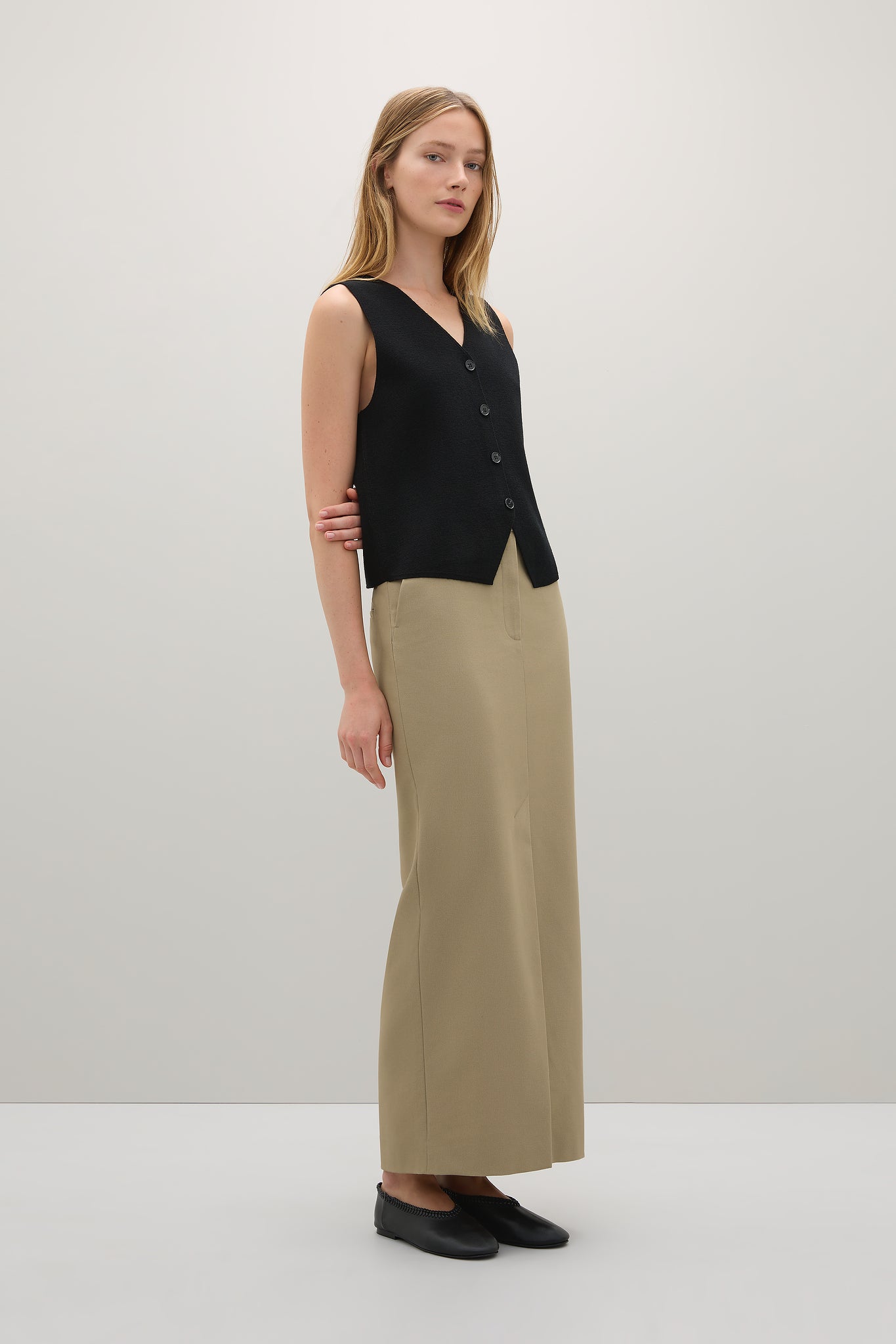 A.Emery | The Nelson Vest - Black