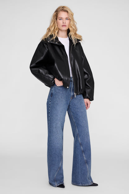Anine Bing | Cyrus Jacket - Black Recycled Leather