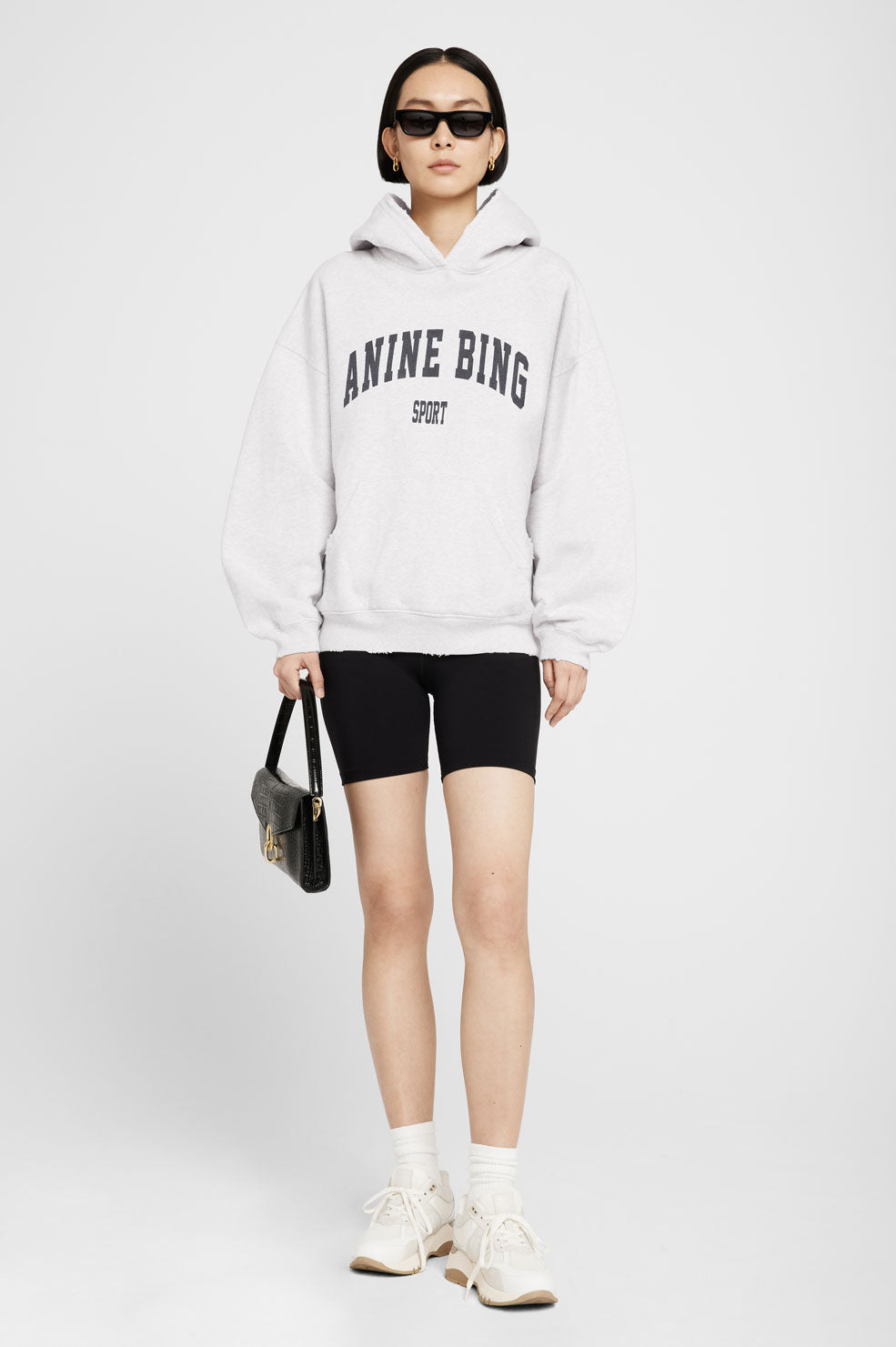 Anine Bing | Harvey Sweatshirt - Heather Grey
