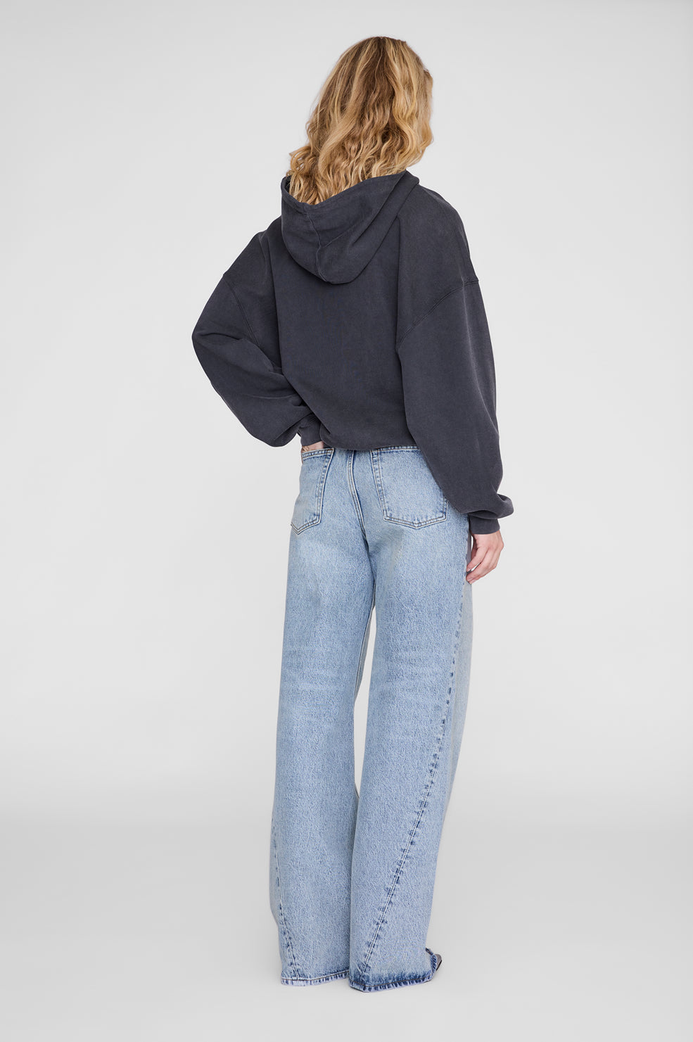 Anine Bing | New Harvey Sweatshirt - Washed Black