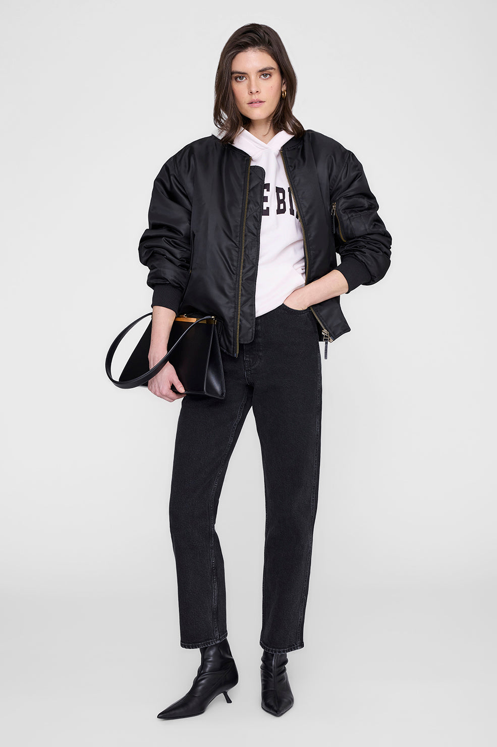 Anine Bing | Harvey Sweatshirt - Washed Pink