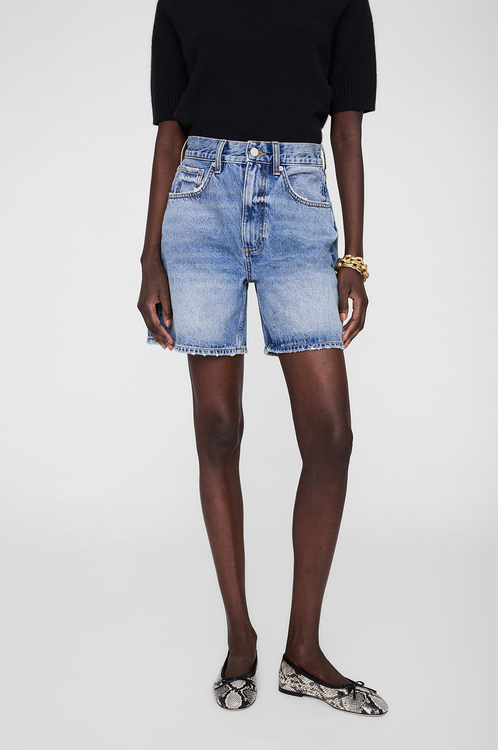 Anine Bing | Heath Short - Caspian Blue