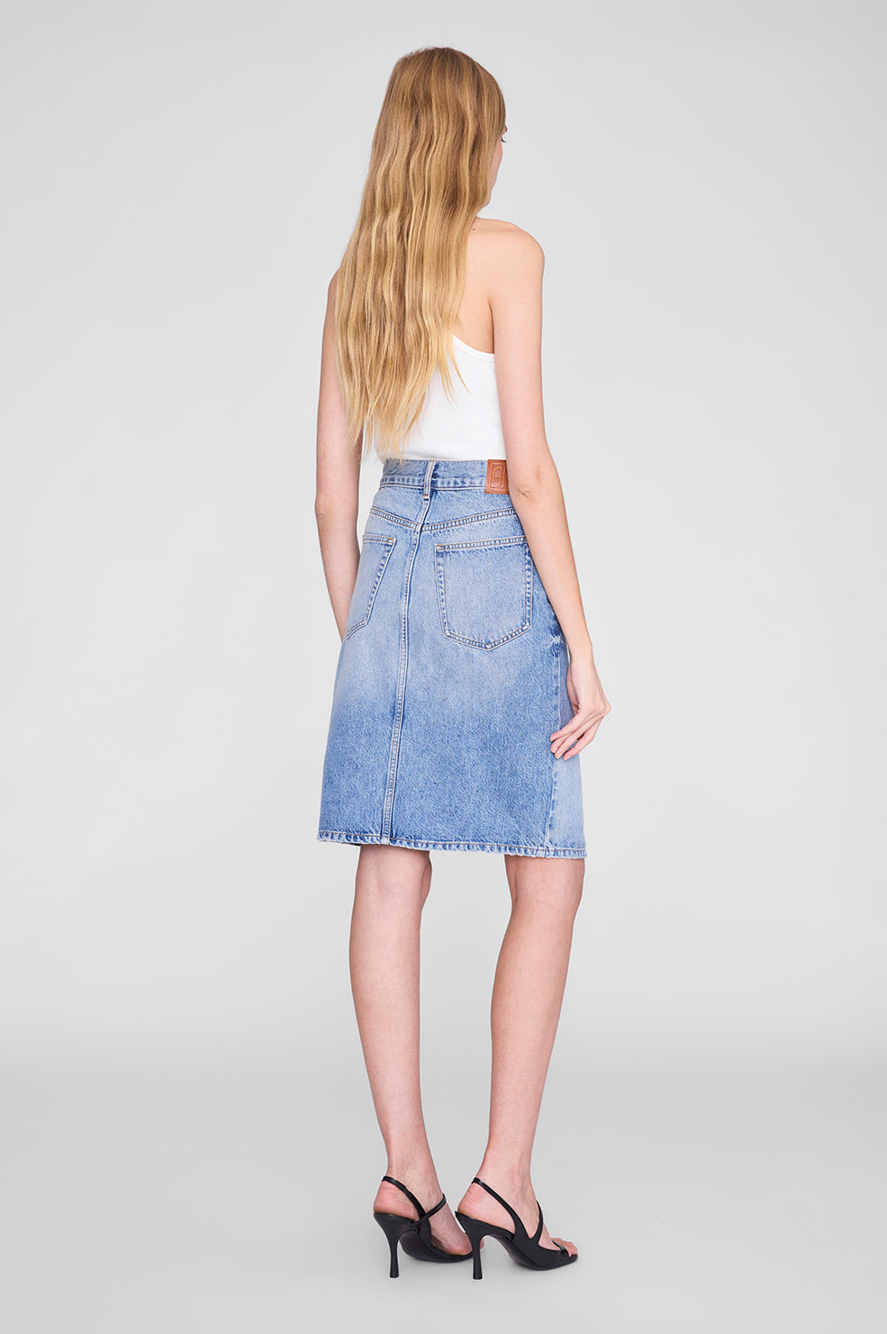 Anine Bing | Jamey Skirt - Arbor Blue
