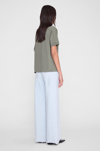 Anine Bing | Jaylin Tee Collegiate - Washed Sage