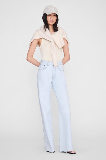 Anine Bing | Jeremy Baseball Cap AB - Washed White Leopard