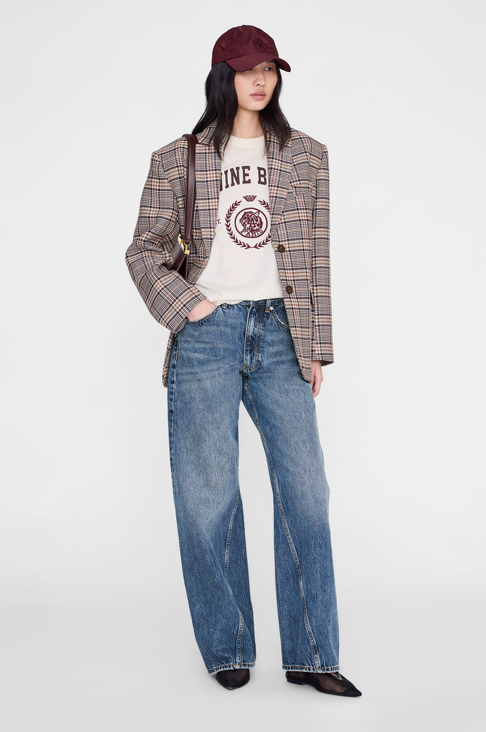 Anine Bing | Jeremy Baseball Cap AB Nylon - Fig