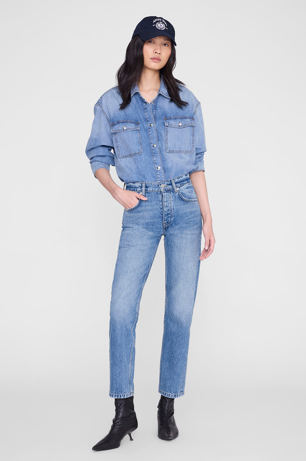 Anine Bing | Jeremy Baseball Cap Collegiate - Blue