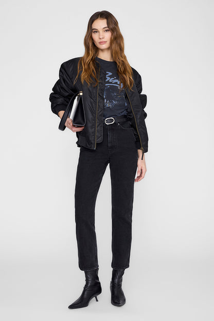 Anine Bing | Kent Tee Eagle - Washed Black