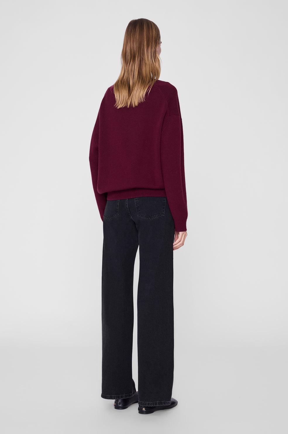 Anine Bing | Lee Sweater - Burgundy