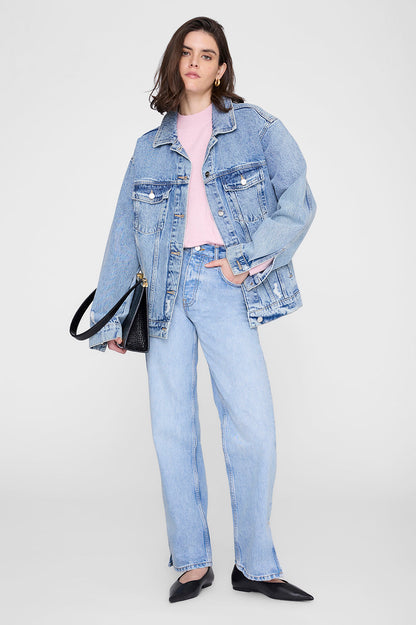 Anine Bing | Lee Crew Sweater - Powder Pink