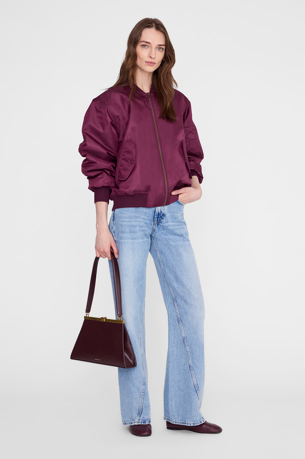 Anine Bing | Leon Bomber - Fig