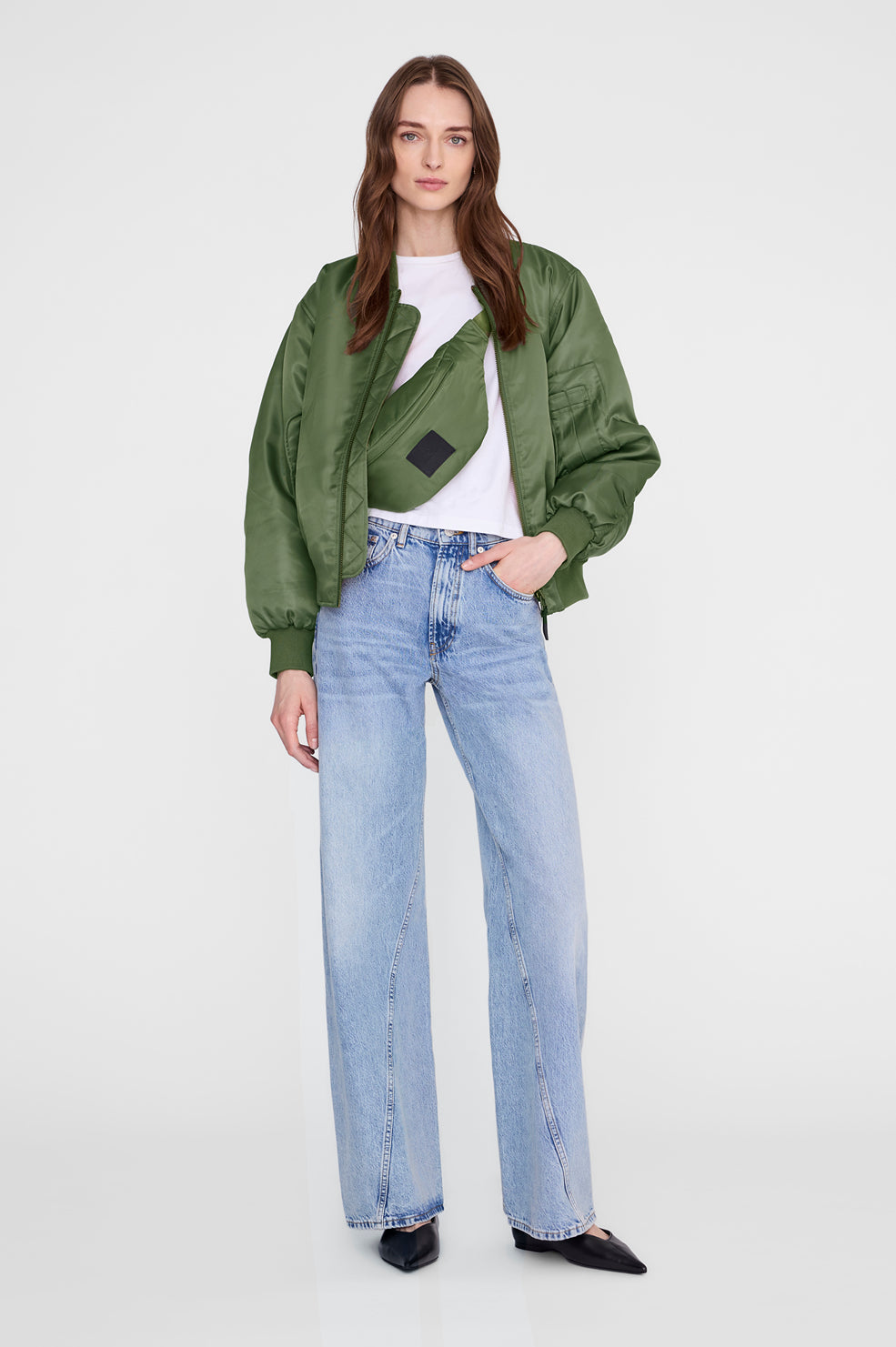 Anine Bing | Leon Small Waist Bag - Army Green