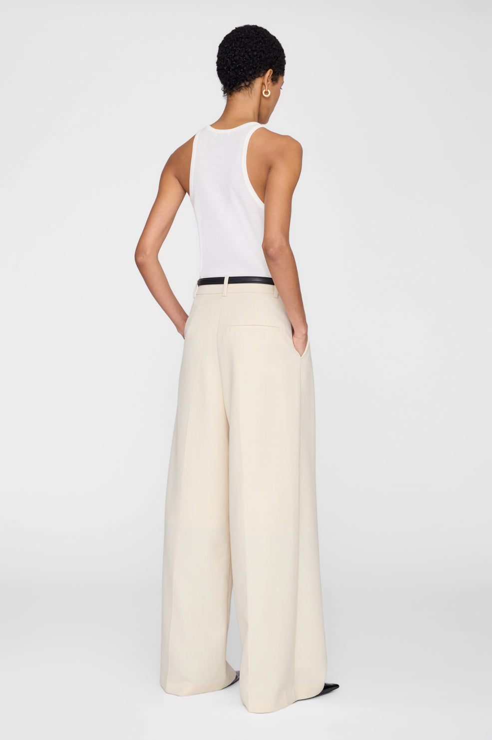 Anine Bing | Lou Trouser - Ecru