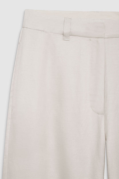 Anine Bing | Lyra Trouser - Dove Linen Blend