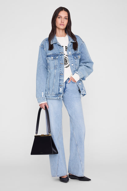 Anine Bing | Miles Sweatshirt Collegiate - Cream