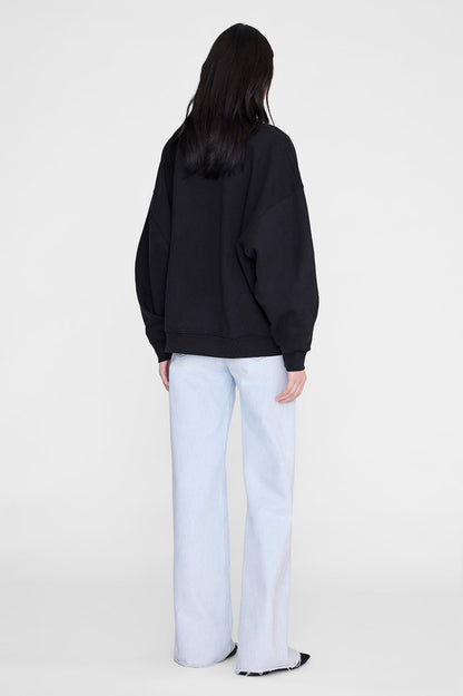 Anine Bing | Miles Sweatshirt Collegiate - Vintage Black