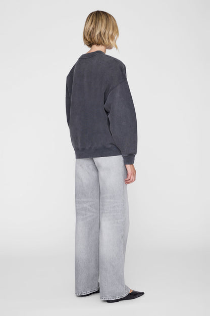 Anine Bing | Miles Sweatshirt Tiger - Vintage Black