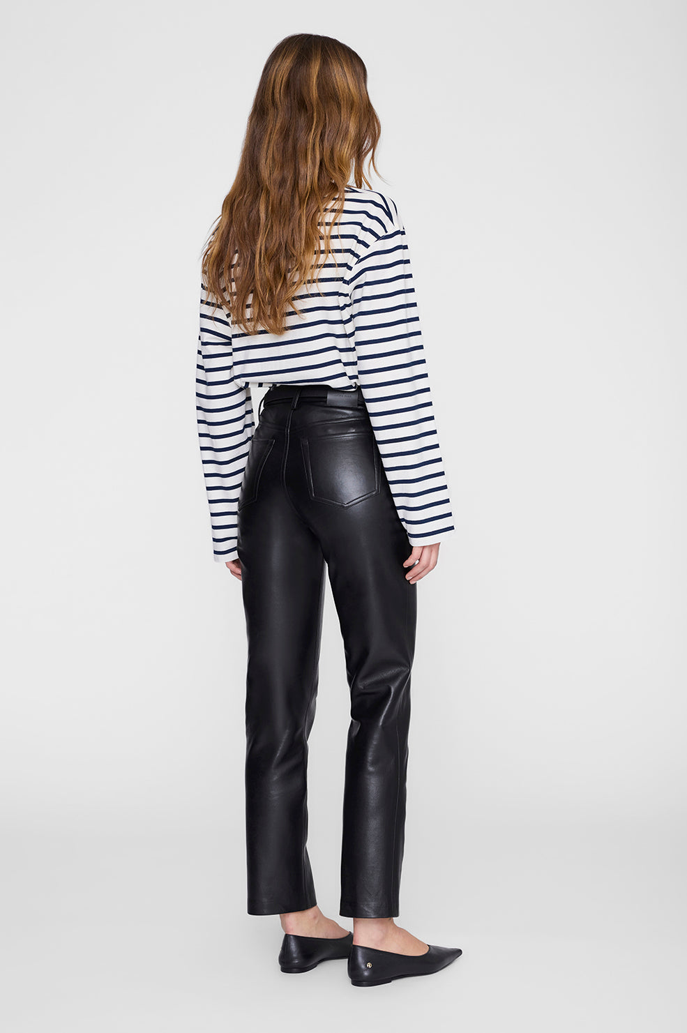 Anine Bing | Newton Tee Anine Bing - Navy Stripe