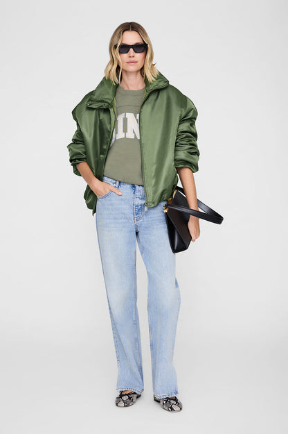 Anine Bing | Trenton Sweatshirt Bing - Washed Olive