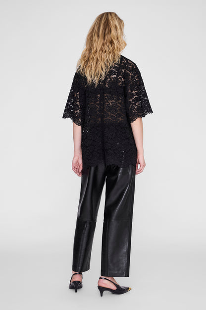 Anine Bing | Zeina Top - Black Lace