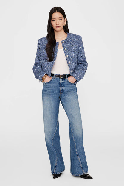 Anine Bing | Amber Jacket - Blue Tweed