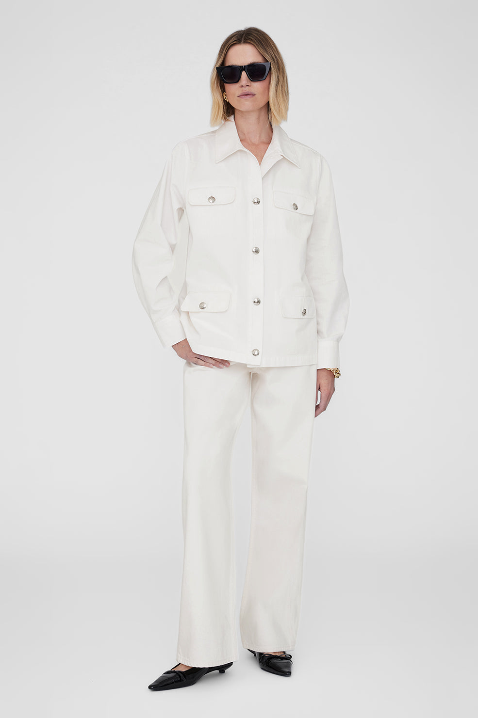 Anine Bing | Corey Jacket - Ecru