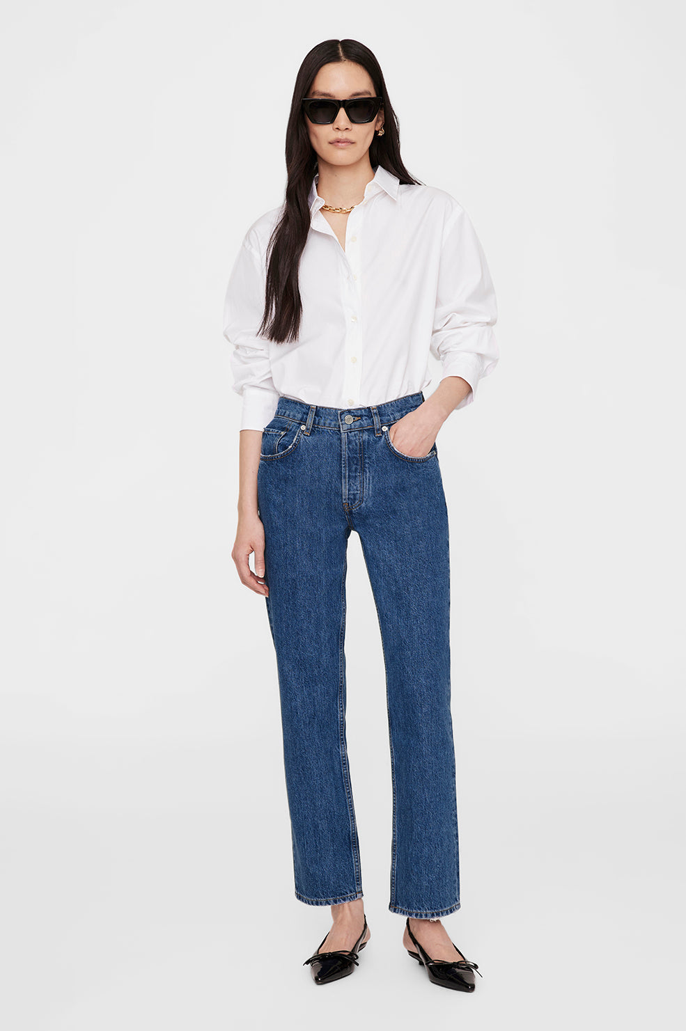 Anine Bing | Essie Shirt - White