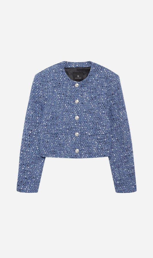 Anine Bing | Amber Jacket - Blue Tweed