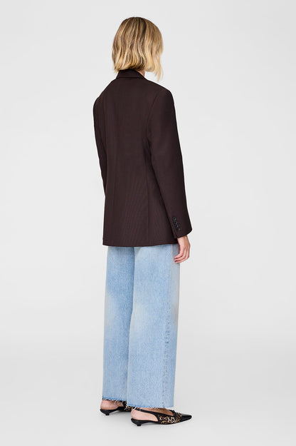 Anine Bing | Aretha Blazer - Deep Brown
