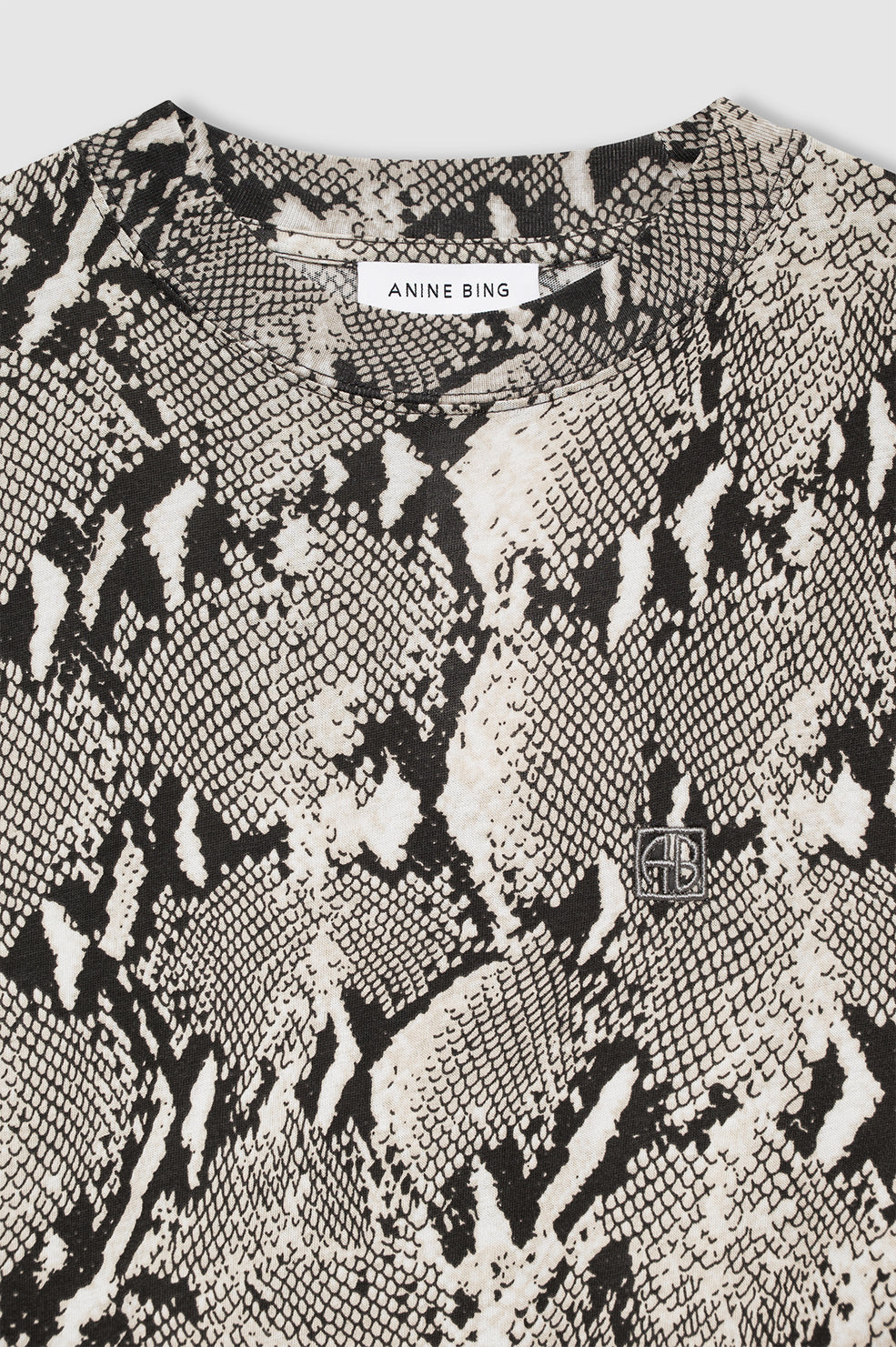 Anine Bing | Avi Tee - Washed Python