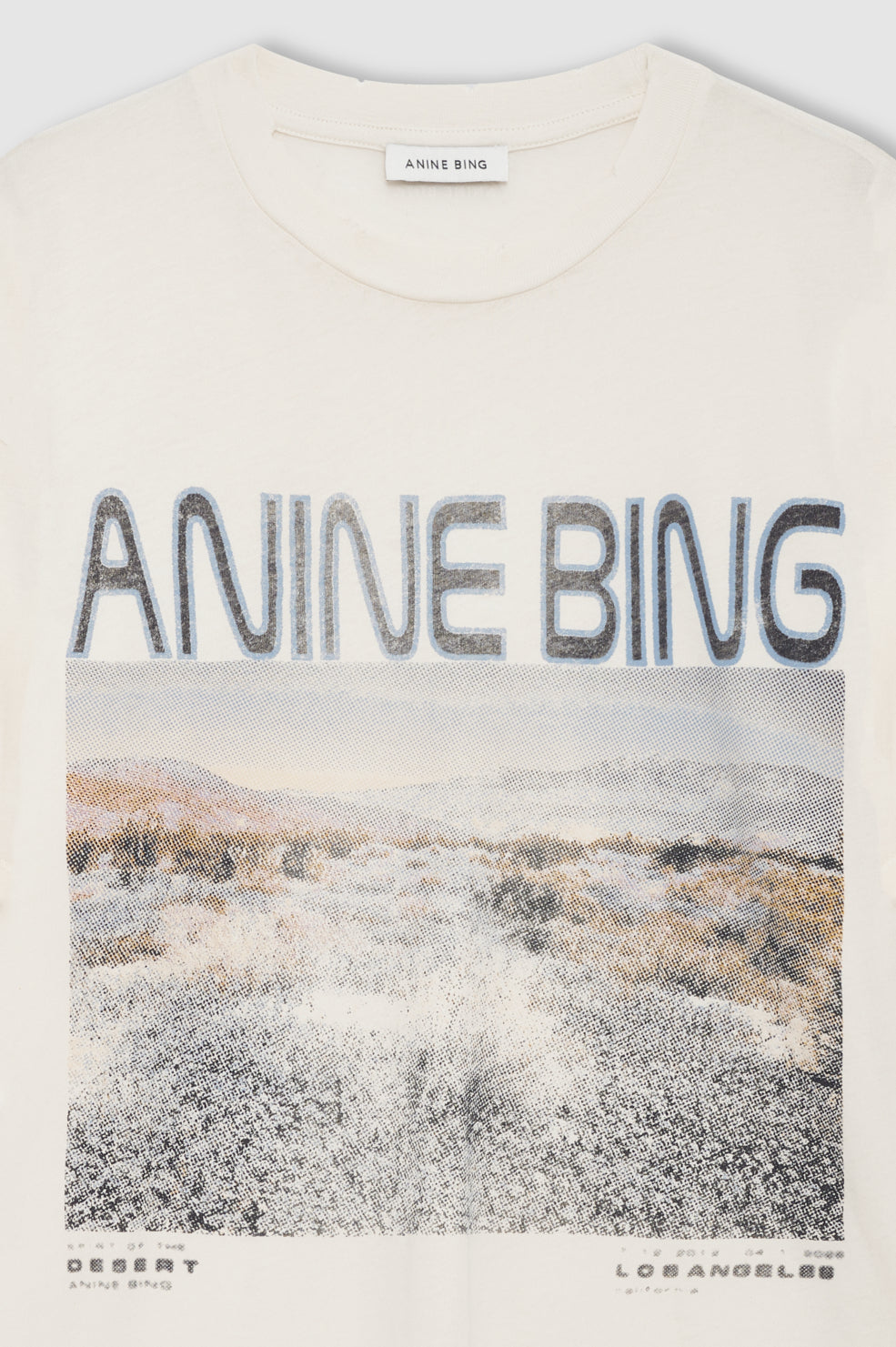 Anine Bing | Cade Tee Wildflowers - Off White