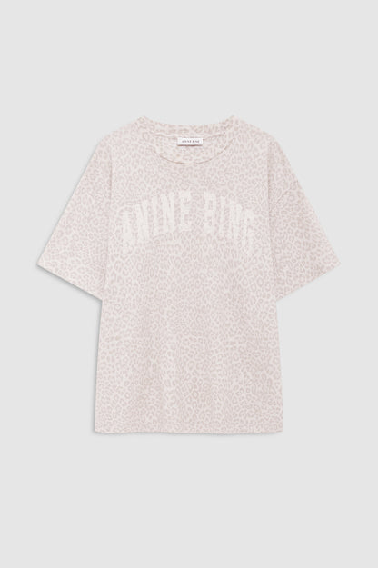 Anine Bing | Cade Tee Anine Bing - Washed White Leopard