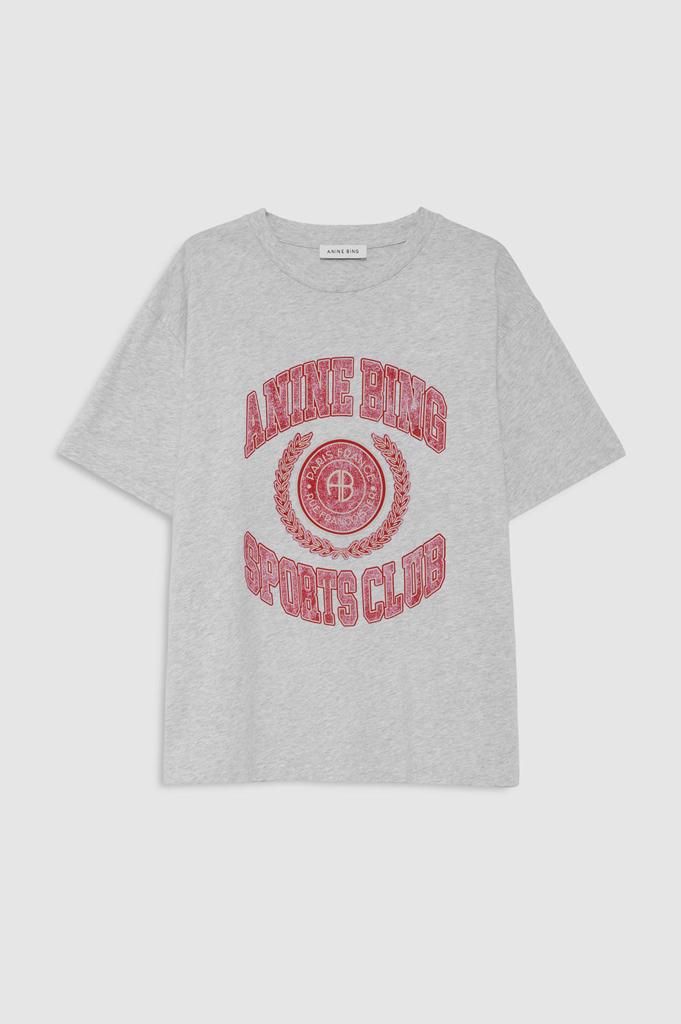 Anine Bing | Cade Tee Collegiate - Grey