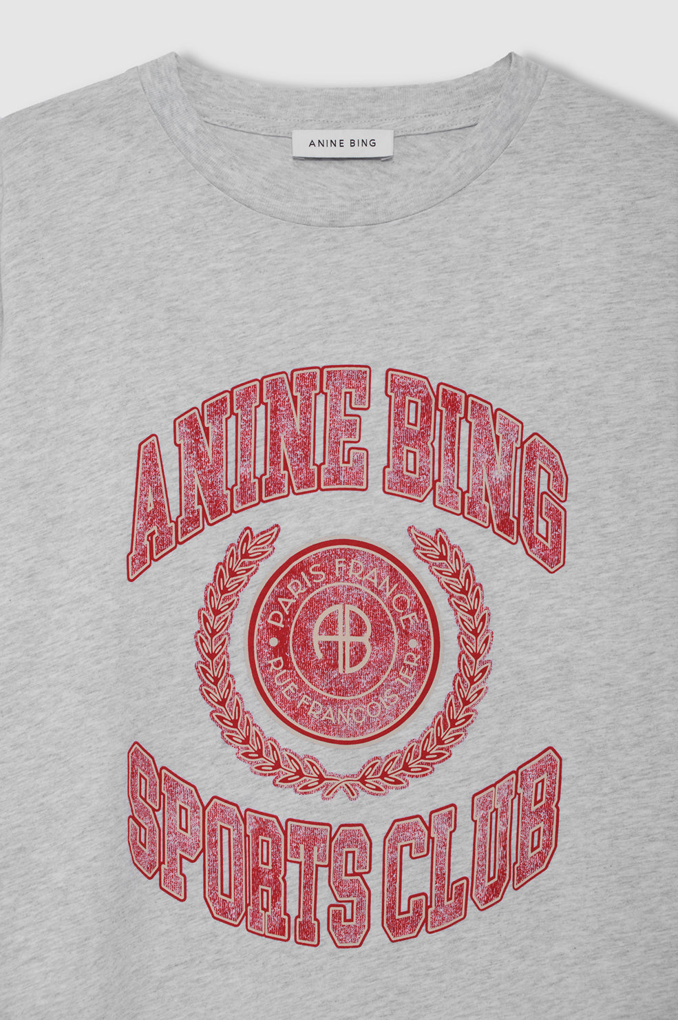 Anine Bing | Cade Tee Collegiate - Grey