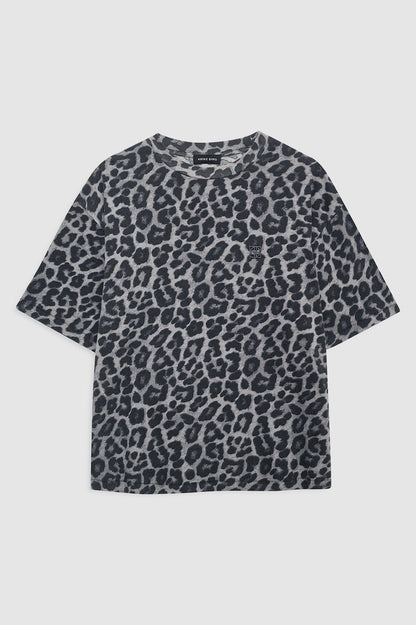 Anine Bing | Cohen Tee - Grey Leopard