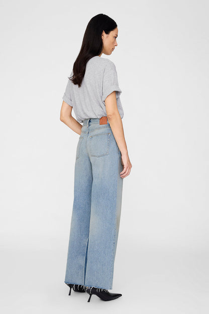 Anine Bing | Cohen Tee LA Stencil - Medium Heather Grey