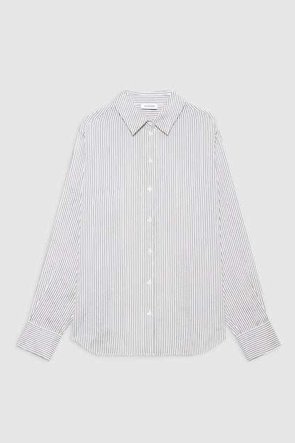 Anine Bing | Essie Shirt - White & Navy Stripe