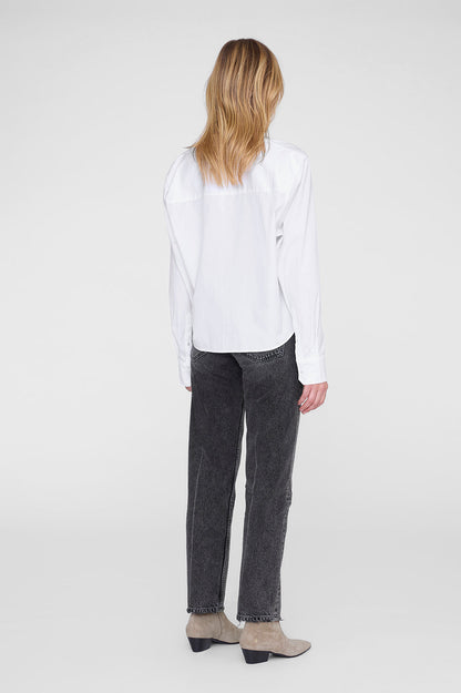 Anine Bing | Essie Cropped Shirt - White