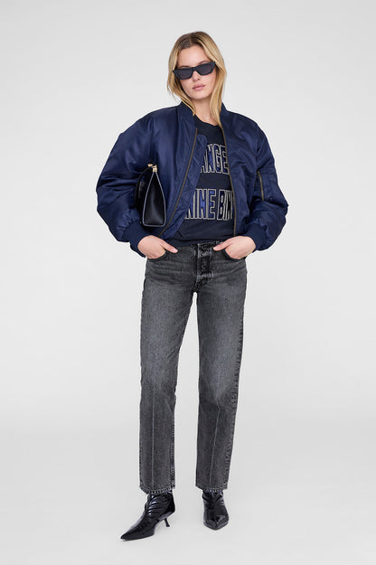 Anine Bing | Harry Shrunken Sweatshirt LA - Vintage Black